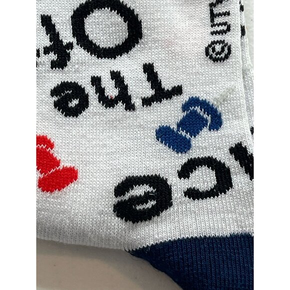 The Office Graphic Crew Socks Mens Size 6-12 Funny Novelty TV Show Gift - Picture 3 of 3